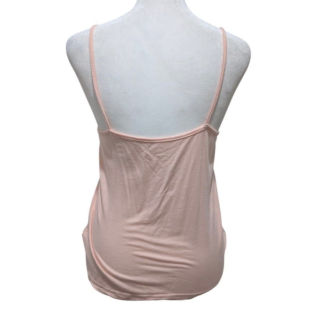 FRNCH Pink Floral Lace Peplum Top with Camisole Lining Set Size M/L Fairy Ballet - Picture 4 of 11